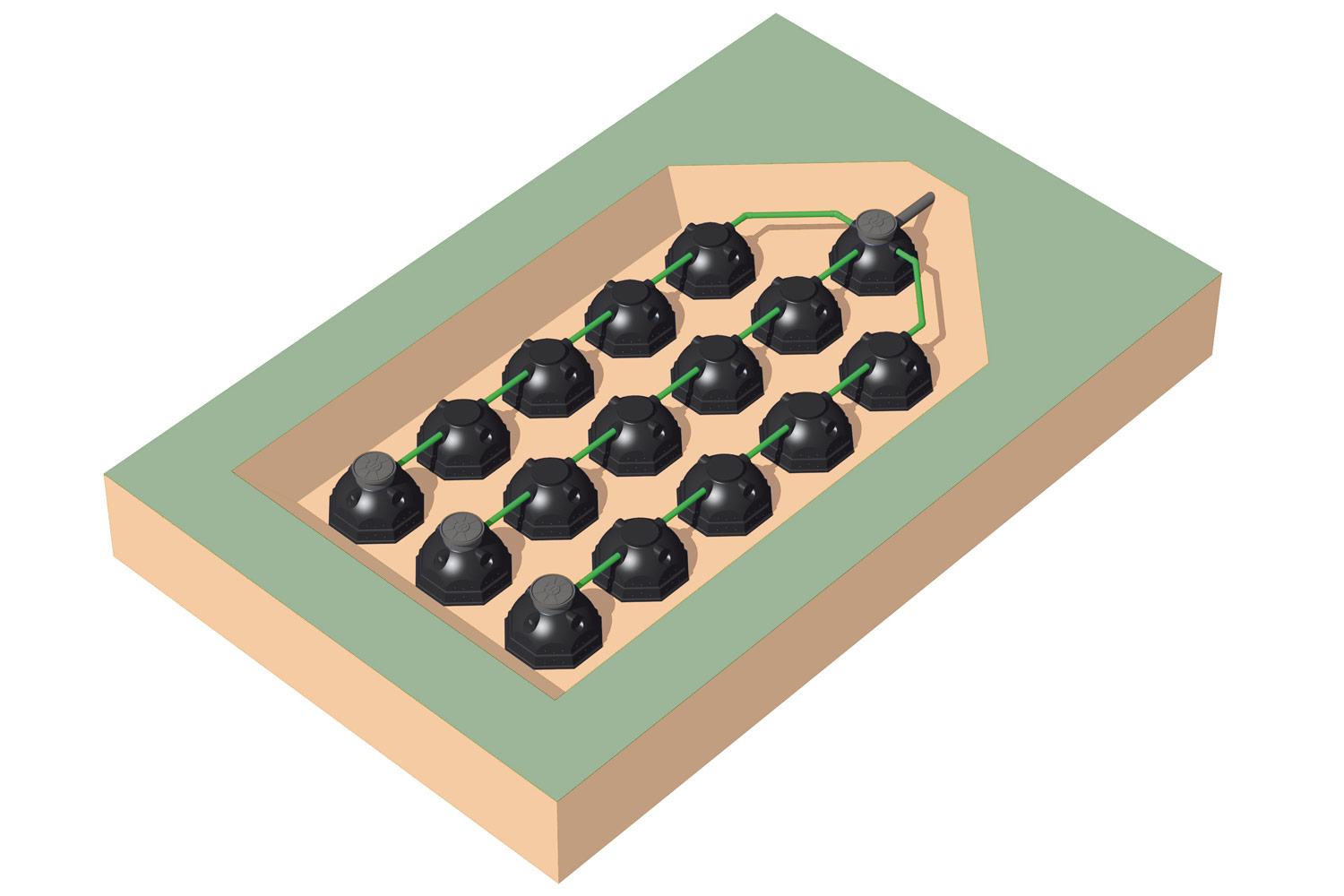 Ponikovalni iglu Sistem Standard Paket 4.500 L